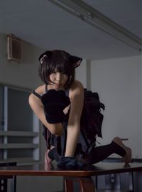 [enako] [enacat black] black silk cat girl(114)